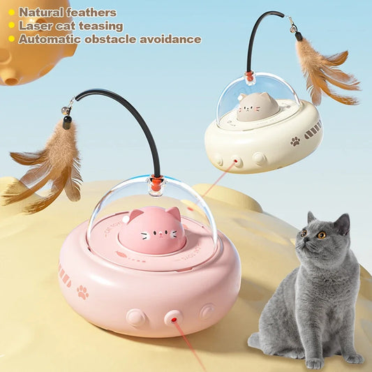 Cat Toy Electric UFO With Bell