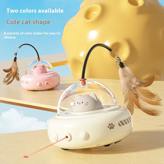 Cat Toy Electric UFO With Bell