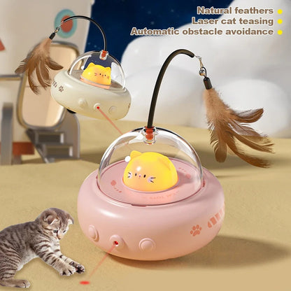 Cat Toy Electric UFO With Bell