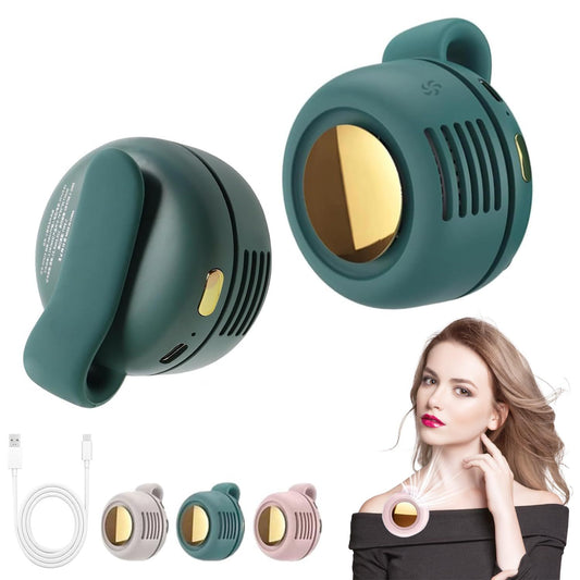 Mini Clip Fan Hanging Waist Neck