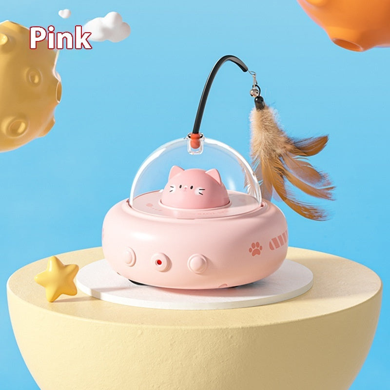 Cat Toy Electric UFO With Bell