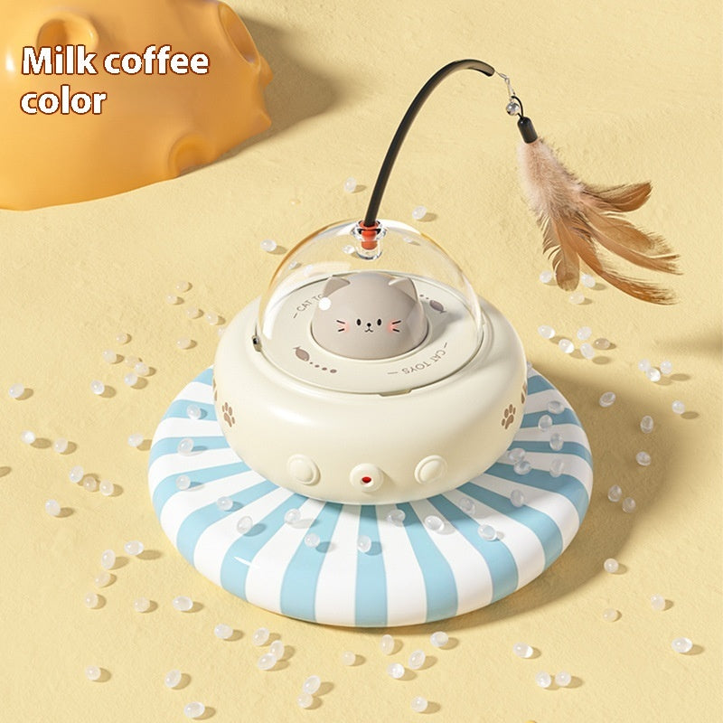 Cat Toy Electric UFO With Bell